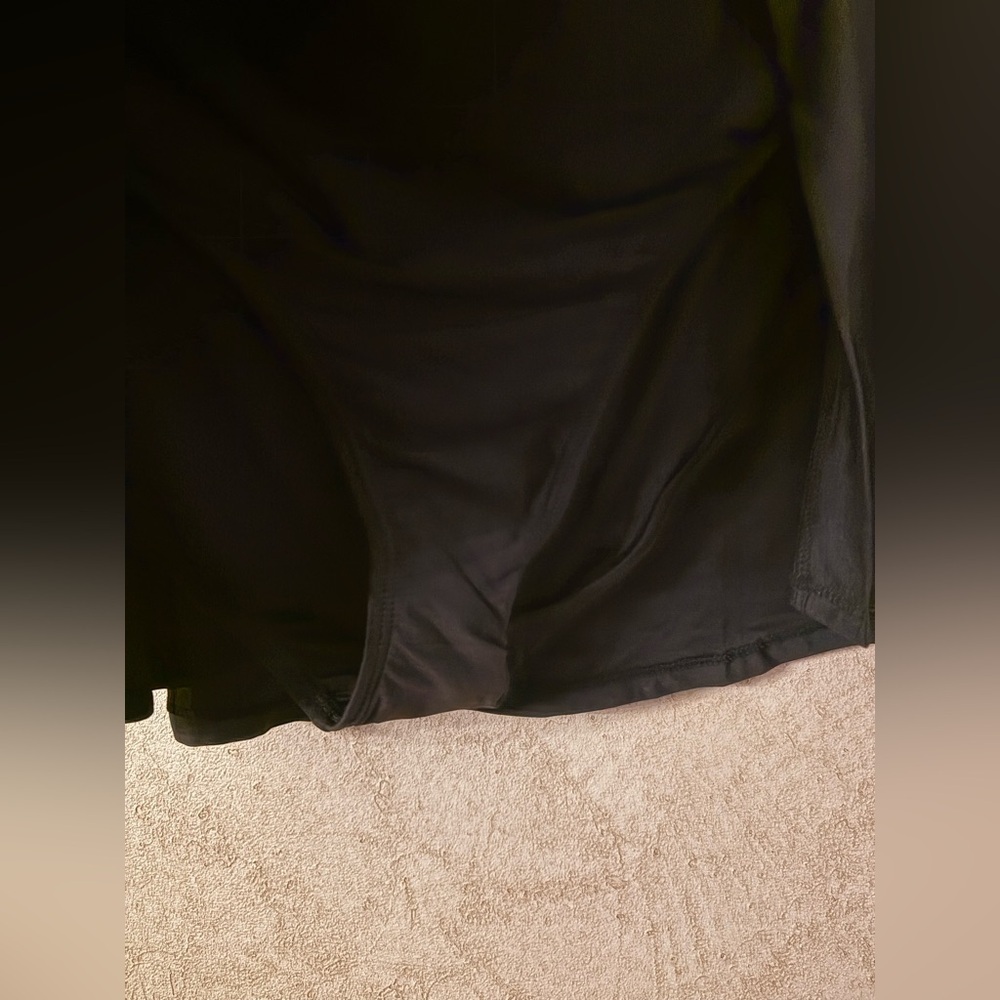ANNE COLE SLIT SWIM PLUS SKIRT - Picture 5 of 6